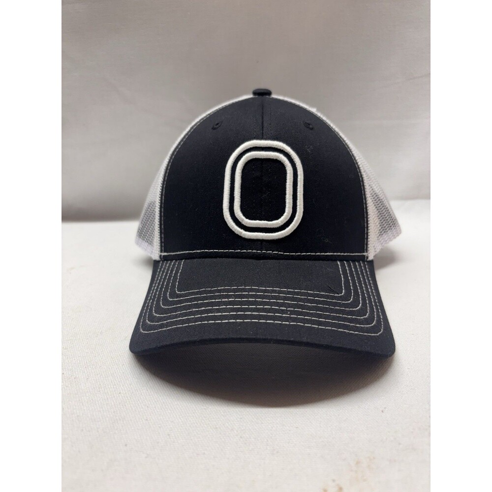 Overtime Black Trucker Hat Cap Embroidered O Logo NWT New With Tags